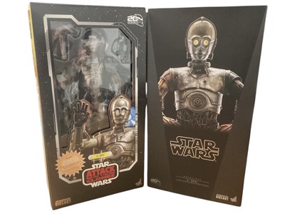 Lot 224 - Star Wars Hot Toys 1/6th Scale action figure 'Episode II' C-3PO, boxed, MMS650D46.