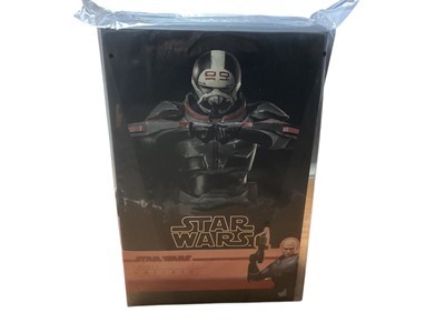 Lot 213 - Star Wars Hot Toys 1/6th Scale action figure 'Bad Batch Wrecker, boxed, TMS099 and ECHO, boxed TMS042