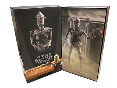 Lot 231 - Star Wars Hot Toys 1/6th Scale action figure 'The Mandalorian' IG-11, boxed, TMS008