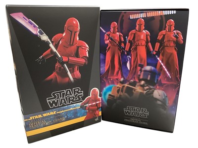 Lot 236 - Star Wars Hot Toys 1/6th Scale action figure 'The Mandalorian' Imperial Praetorian Guard, boxed, TMS108.