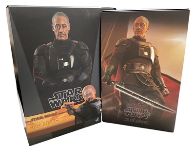 Lot 242 - Star Wars Hot Toys 1/6th Scale action figure 'The Mandalorian' Moff Gideon, boxed, TMS029 and Bo-Katan Kryze, boxed, TMS035.