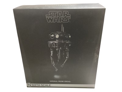 Lot 251 - Star Wars Sideshow 1/6th Scale action figure Imperial Probe Droid, boxed.