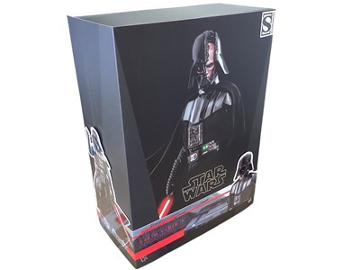 Lot 169 - Star Wars Hot Toys 1/6th Scale action figure Deluxe Sets, Darth Vader (Deluxe version), DX28