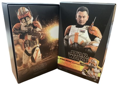 Lot 253 - Star Wars Hot Toys 1/6th Scale action figure 'Episode III” Commander Cody, boxed MMS524 & Scout Trooper MMS611 (2)