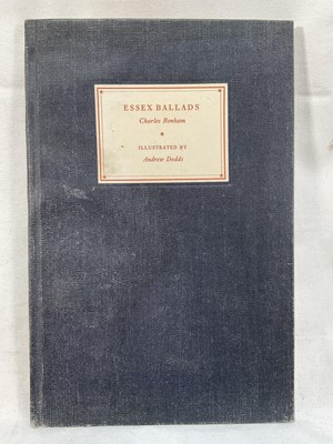 Lot 17 - James Dodds, two woodcut prints and limited edition book 'Essex Ballards' by Charles Edwin Benham and illustrated by Andrew Dodds