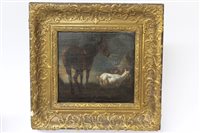 Lot 1333 - 18th century Flemish School oil on canvas laid...