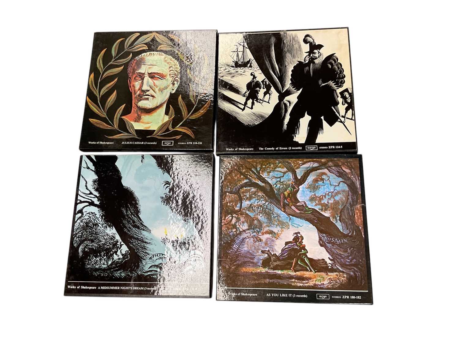 Lot 2355 - LP records to include Argo Shakespeare, moon landing, sound effects, etc