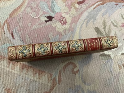 Lot 1774 - Poetic works of John Keats, 1903 edition, in very fine tooled red calf binding