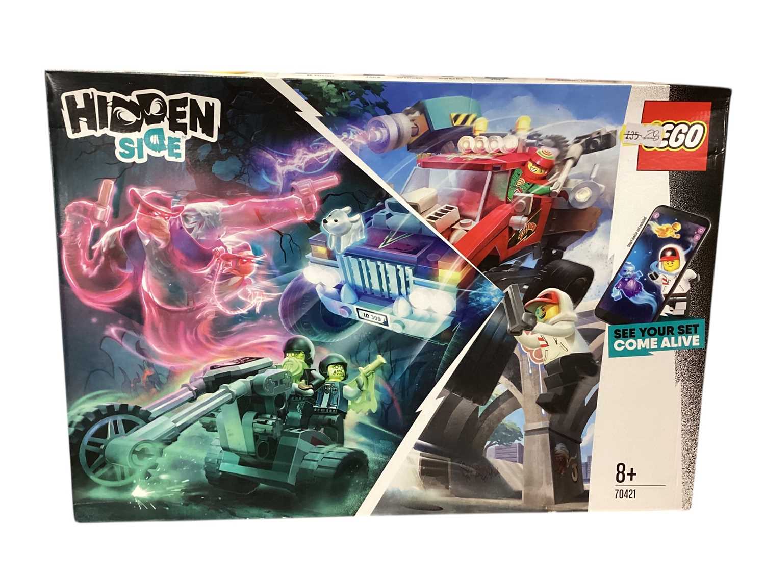 Lot 1853 - Two Lego Hidden Side El Fuego's Stunt Truck, boxed (one damaged) 70421