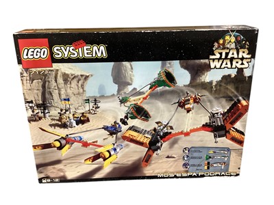 Lot 272 - Lego Star Wars System MOS ESPA Podracer, boxed (worn edges) 7171 (1)