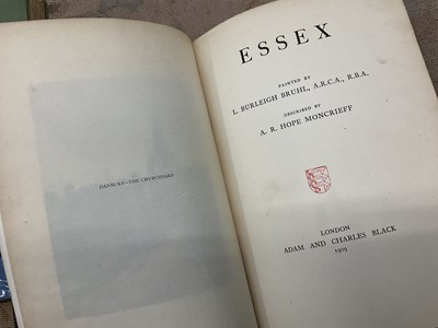 Lot 1789 - Donald Maxwell - A detective in Essex, modern quarter- calf binding, together with Unkown Kent and Unknown Essex by Maxwell and Essex by A. R. Hope Moncrief. (4)