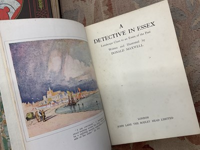 Lot 1789 - Donald Maxwell - A detective in Essex, modern quarter- calf binding, together with Unkown Kent and Unknown Essex by Maxwell and Essex by A. R. Hope Moncrief. (4)
