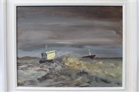 Lot 1193 - Peter Chillingworth, oil on board - To those...