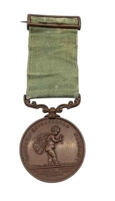 Lot Victorian Royal Humane Society Medal (small successful bronze type ), EF, named to Thomas Bishop 7th June 1876 Provenance: Property of an Essex Gentleman, forming part of a private collec...