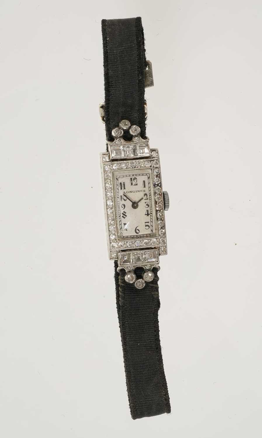 Lot 705 - Diamond cocktail watch