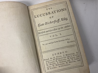 Lot 1646 - Sir Richard Steele and Joseph Addison - The Lubrications of Isaac Bickerstaff