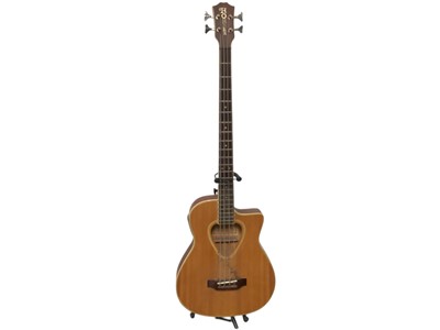 Lot 2227 - Hohner Electro Acoustic Bass Guitar Model TWP 600B (1)