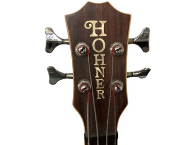 Lot 2227 - Hohner Electro Acoustic Bass Guitar Model TWP 600B (1)