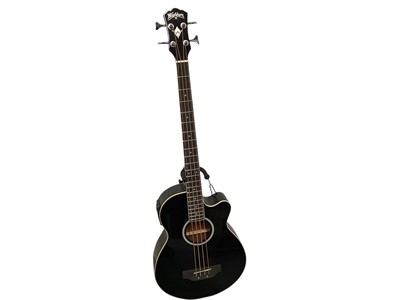 Lot 2236 - Washburn Electro Acoustic Bass Model AB5B-A, Serial No. S18080987 & Toi Extreme Guitar Bag (1)