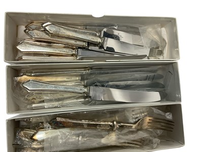 Lot 251 - Mappin & Webb silver canteen of cutlery