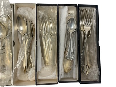 Lot 251 - Mappin & Webb silver canteen of cutlery