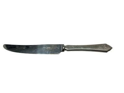 Lot 251 - Mappin & Webb silver canteen of cutlery
