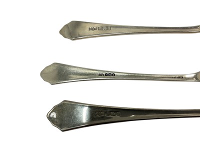 Lot 251 - Mappin & Webb silver canteen of cutlery