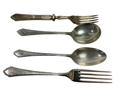 Lot 251 - Mappin & Webb silver canteen of cutlery