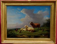 Lot 1215 - Franz Van Severdonck (1809 - 1889), oil on...