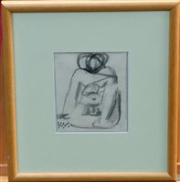 Lot 1217 - *Keith Vaughan (1912 - 1977), pencil sketch -...