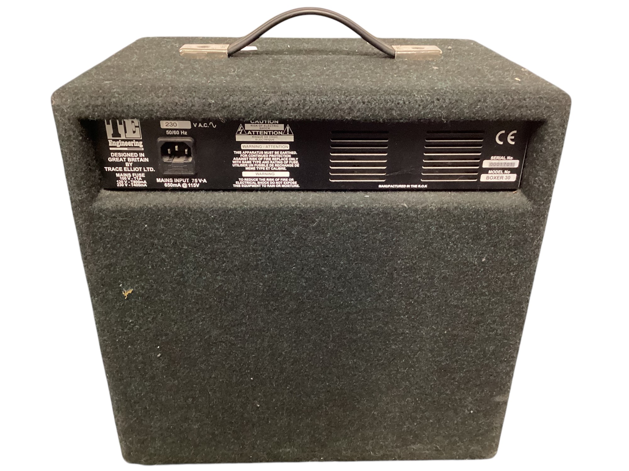 Lot 2245 - Trace Elliot Boxer 30 Bass Amplifier (1)