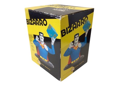 Lot 1902 - DC Direct Classic Mini Busts Cold-Cast Hand Painted Porcelain Limited Edition Bizarro 0882/1300, Green Lantern & Marian Manhunter, all boxed (3)