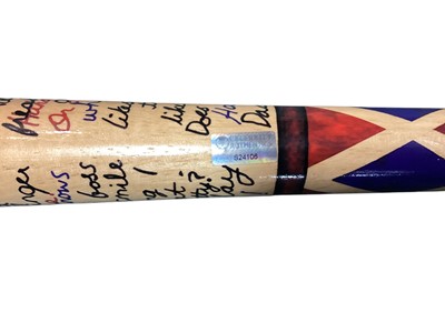 Lot 1915 - Harley Quinn signed baseball bat, "Margo Robbie x Harley Quin", in original box