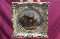 Lot 1234 - Victorian English School oil on canvas -...