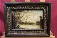 Lot 1239 - Emile Charles Lambinet (1815 - 1877), oil on...