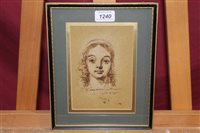 Lot 1240 - After the Antique, pen and ink sketch - The...