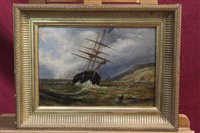 Lot 1241 - Robert Ernest Roe (1852 - 1921), oil on board -...