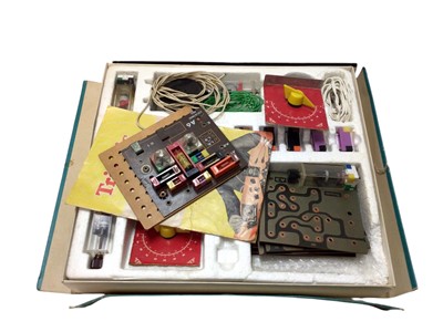 Lot 1961 - Tri-ang Tri-onic Electronic Construction Kits A (x3), A/B, S2 and Philips EE8 Electronic Engineer Kit (2) (not all complete) (1 box)