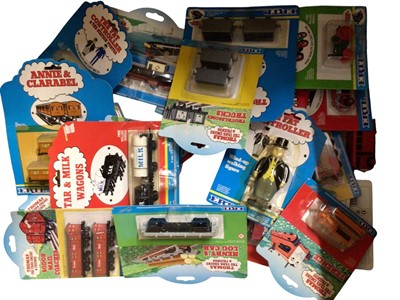 Lot 1965 - ERTL Thomas the Tank Engine locomotives (x27) & Rolling Stock, on card with bubblepack (1 box)