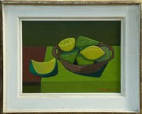 Lot 1256 - Gordon Groves, mid-20th century oil on canvas -...