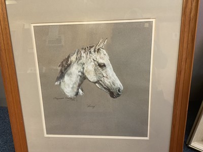 Lot 155 - Elizabeth Sharp, pastel - Lucy, signed and dated 1982, glazed frame