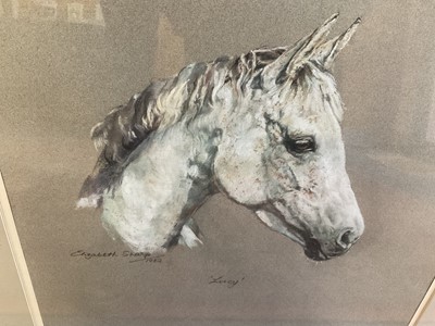 Lot 155 - Elizabeth Sharp, pastel - Lucy, signed and dated 1982, glazed frame