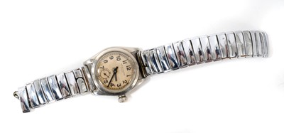 Lot 689 - 1940s Rolex Oyster Royal stainless steel wristwatch