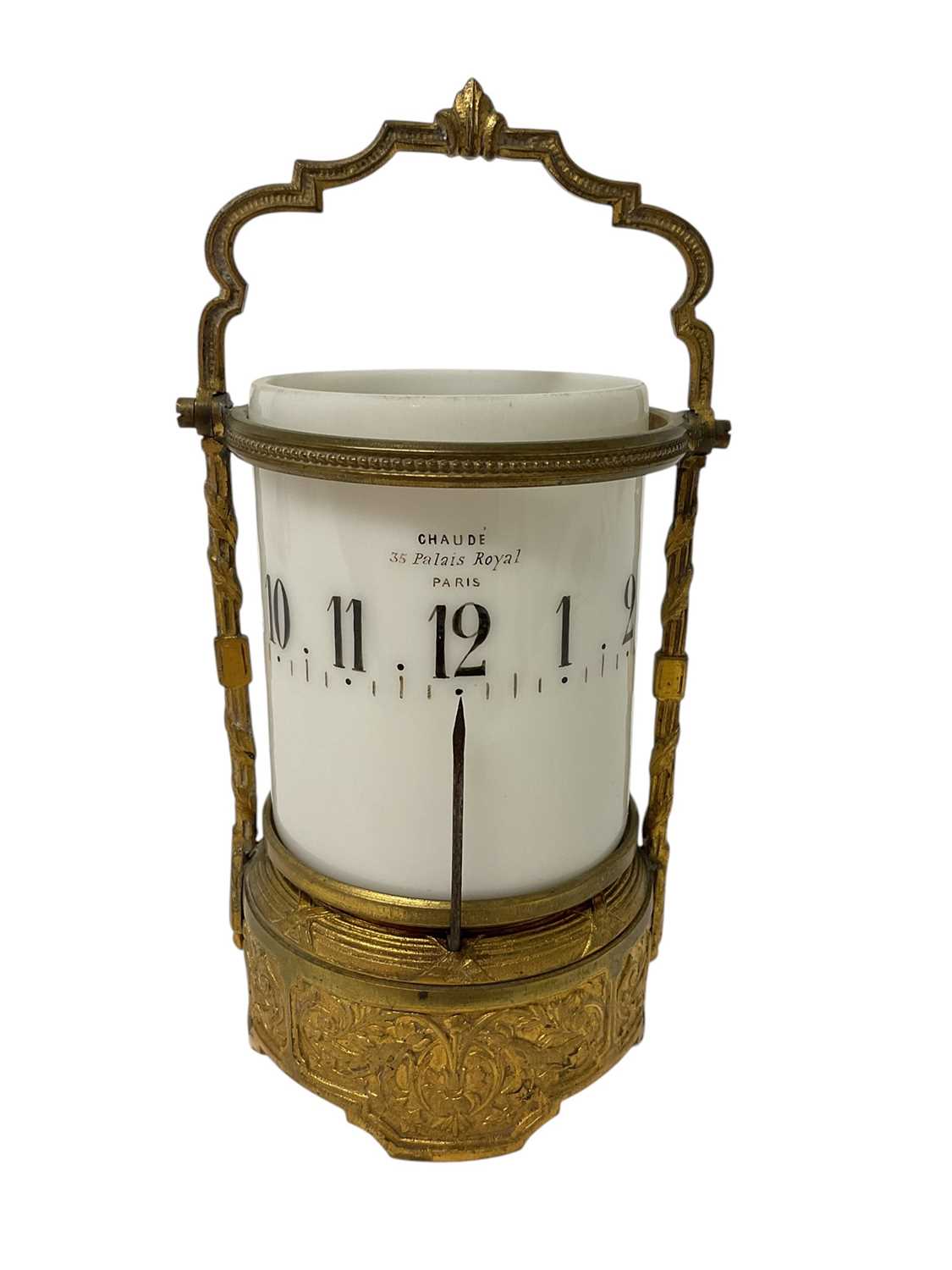 Lot 731 - Unusual late 19th century French table mystery clock