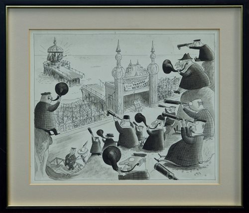 Lot 1267 - Rowland Emett (1906 - 1990), pen, ink and...