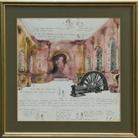 Lot 1268 - John Glashan (b. 1927), pen, ink, watercolour...