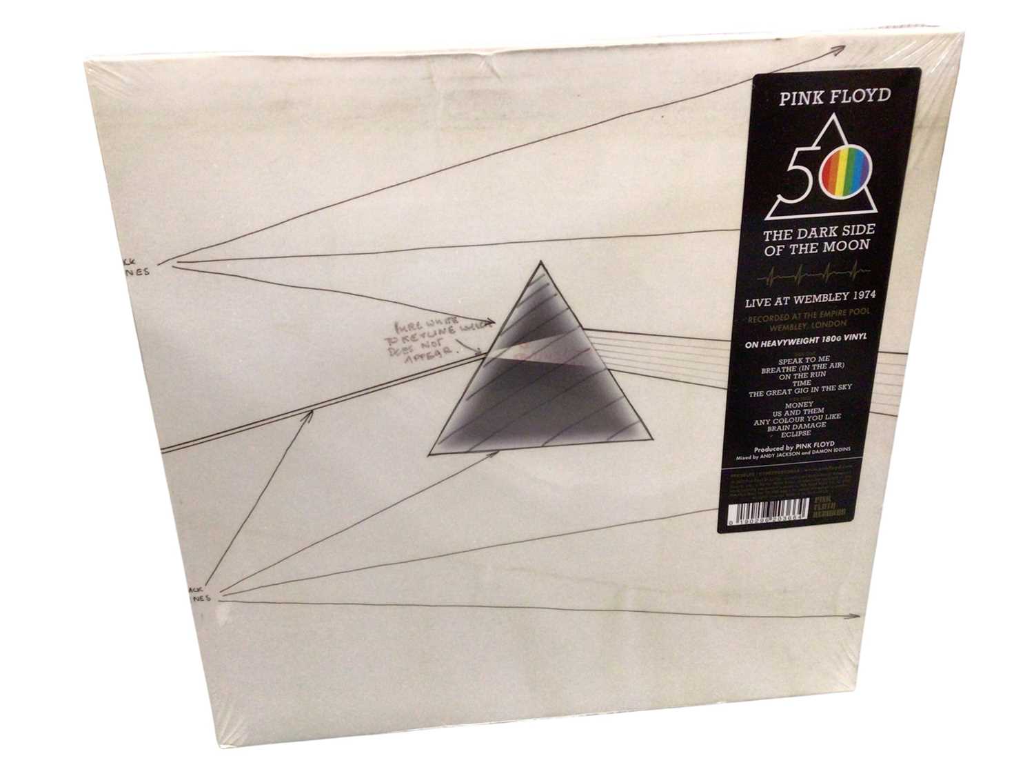 Lot 2274 - Pink Floyd Dark Side of the Moon, Live at Wembley 1974 (sealed) 180g vinyl, Pink Floyd Live at Knebworth 2LP cut at 45 rpm, Wilco Johnson & Roger Daltry Going Back Home & Megadeth Sympho...