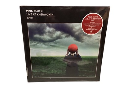 Lot 2274 - Pink Floyd Dark Side of the Moon, Live at Wembley 1974 (sealed) 180g vinyl, Pink Floyd Live at Knebworth 2LP cut at 45 rpm, Wilco Johnson & Roger Daltry Going Back Home & Megadeth Sympho...