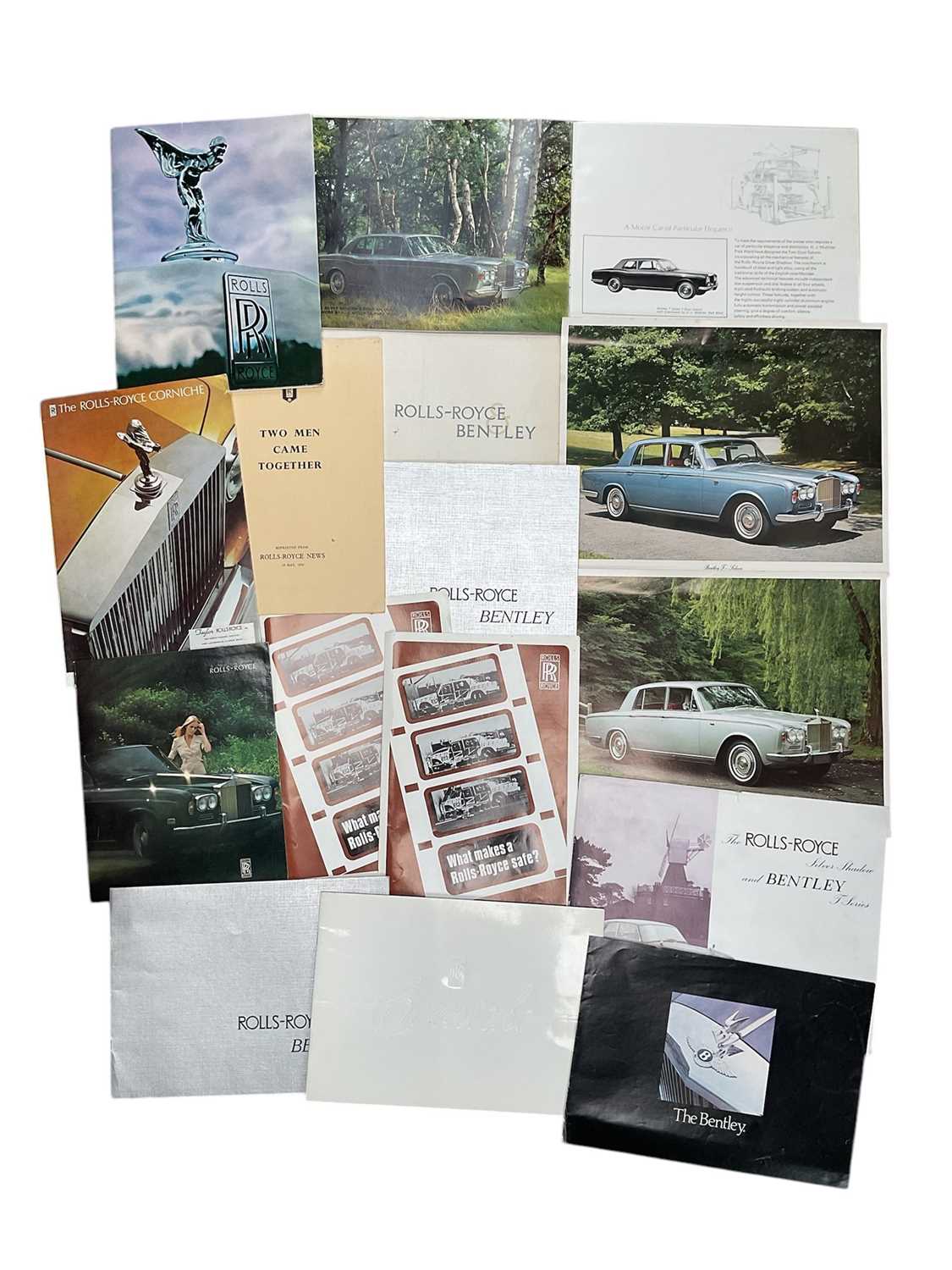 Lot 37 - Collection of 1960's Rolls-Royce and Bentley brochures