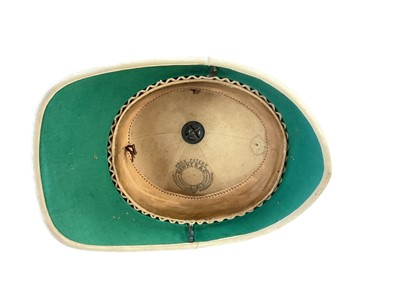 Lot 110 - Rare Victorian Calcutta Mounted Rifles Officer's Pith Helmet